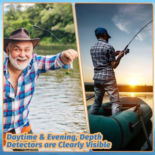 Copkim 4 Pcs Clip-on Fishing Depth Finder - Image 4