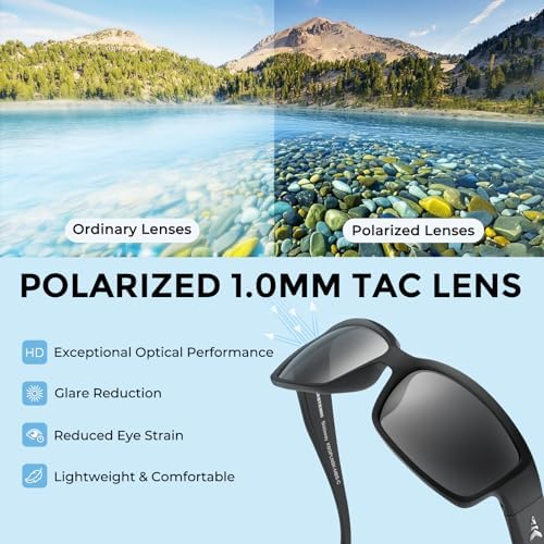 KastKing Skidaway Polarized Sport Sunglasses for Men and Women, Wrap Design - Image 4