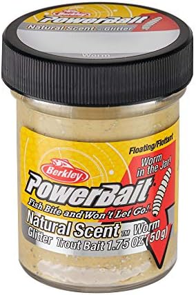 Berkley PowerBait Natural Glitter Trout Fishing Dough Bait by Berkley