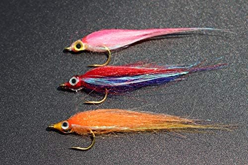 Tigofly 12 pcs 6 Colors Shining Polar Salmon Trout Minnow Fly Fishing Flies - Image 2