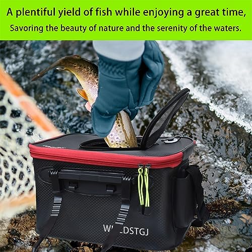 Fishing Bucket, Versatile Foldable Portable Fishing Bucket The 6 Gallon EVA Fish Bucket is Suitable for Storing Live Fish and Fresh Bait.… - Image 6