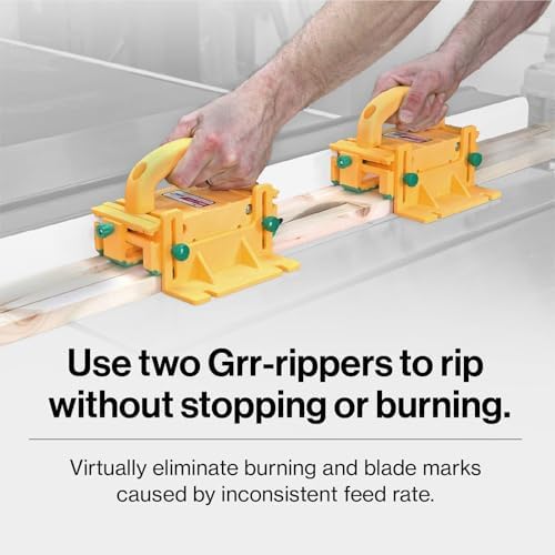 MICROJIG GRR-RIPPER GR-100 3D Table Saw Pushblock, Yellow - Image 6