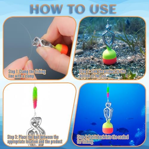Copkim 4 Pcs Clip-on Fishing Depth Finder - Image 3