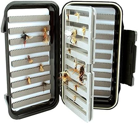 Double Sided Fly Box w/Swing Leaf - Fly Fishing Box - Ice Fishing Jig Box - Durable Large Watertight Case - Holds Hundreds Flies - Streamers, Nymphs, Dry Flies, Wet Flies - Image 5