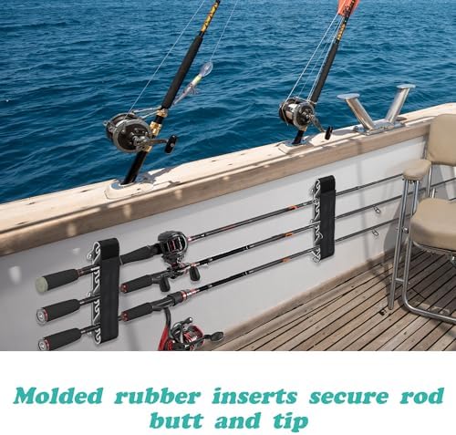 2 Pack Boating Vertical Fishing Rod Holders, Vertical Fishing Rod Rack - Image 4