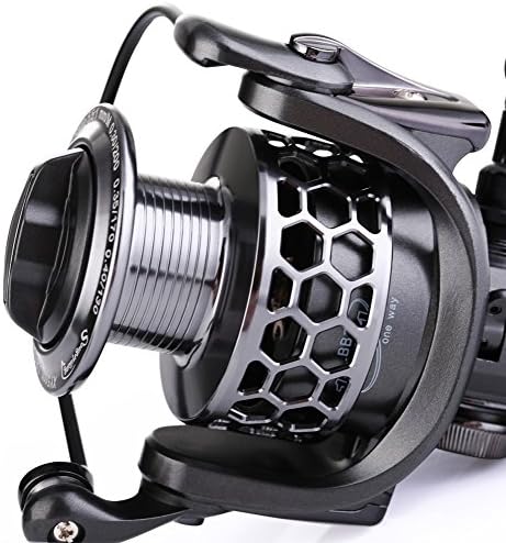 Sougayilang Fishing Reel 13+1BB Light Weight Ultra Smooth Aluminum Spinning Fishing Reel with Free Spare Graphite Spool - Image 4
