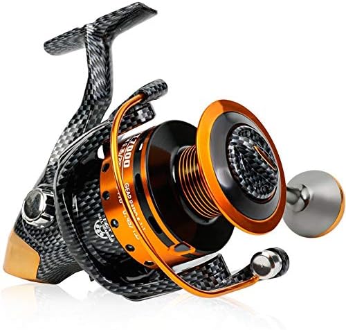Burning Shark Fishing Reels- 12+1 BB, Light and Smooth Spinning Reels, Powerful Carbon Fiber Drag, Saltwater and Freshwater Fishing - Image 2