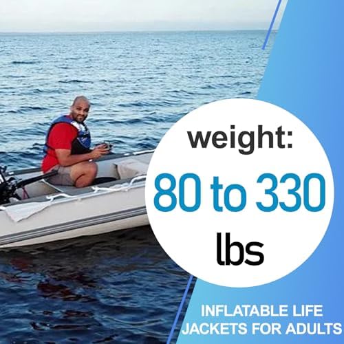 Inflatable Life Jacket for Adults - Automatic/Manual for Fishing - Image 6