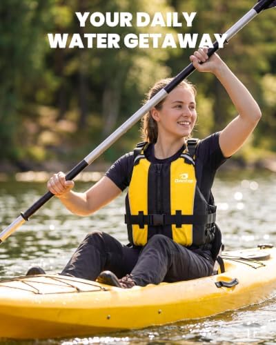 Owntop Swim Jacket Adult | Adjustable Crotch Strap | Large Armhole | Sturdy Zipper & Buckle | Kayak, Boating, Fishing, Paddle Sports - Image 5
