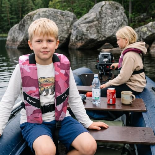 Automatic Inflatable Life Jacket, Preserver PFD for Kids,Life Vest for Kid,Supports Weight up to 160 pounds(YSH725) - Image 7