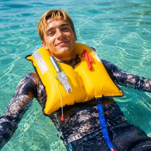 Automatic Inflatable Life Jacket,Preserver PFD for Adults,Life Vest for Adult,Supports Weight up to 330 pounds - Image 6