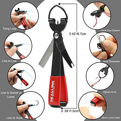Fly Fishing Tools Kit and Accessories Combo Kits, Fishing Quick Nail Knot Tying Tool, Hook Remover Forceps and Pliers, Stainless Steel Salmon and Trout Multiple Fishing Set Gear Tool Assortment - Image 2