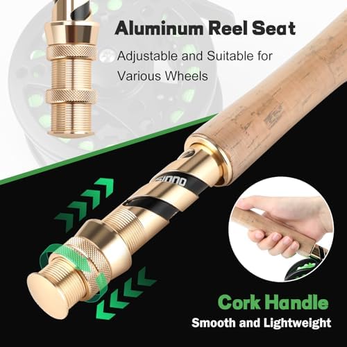 PLUSINNO Fly Fishing Rod and Reel Combo Kit, Fly Fishing Rod for Starters - Image 3