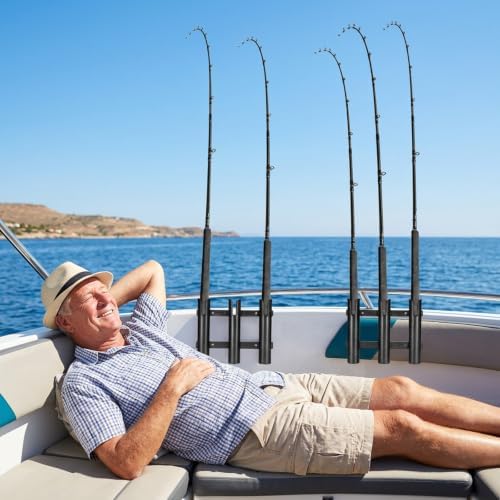2 Pcs Rod Holders for Fishing Boat with Screws - Image 5