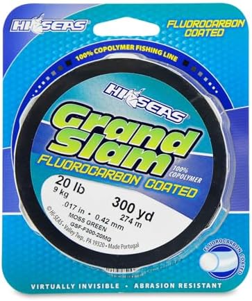 HI-SEAS Grand Slam Fluorocarbon Coated Fishing Line by Hi-Seas