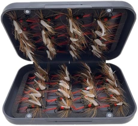 24Pcs Fly Fishing Flies Trout Lures Fishing Tackle Fly Fishing Flies with Boxed Trout Bass Artificial Fish Bait - Image 3