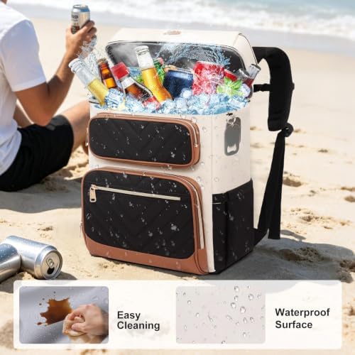 Backpack Cooler Insulated Leakproof, Soft Cooler Backpack for Beach - Image 4