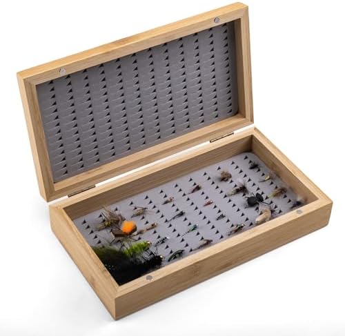 Goture Fly Fishing Flies Assortment Kit with Wooden Fly Box - Image 7