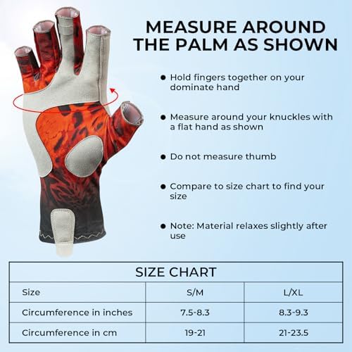 KastKing Sol Armis UPF50+ Fingerless Fishing Gloves, Men and Women - Image 6