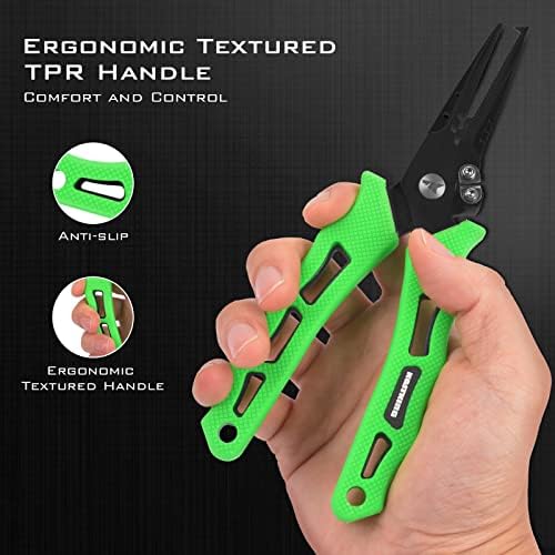 KastKing Cutthroat 7 inch Fishing Pliers, Ice Fishing, Gift for Men - Image 5