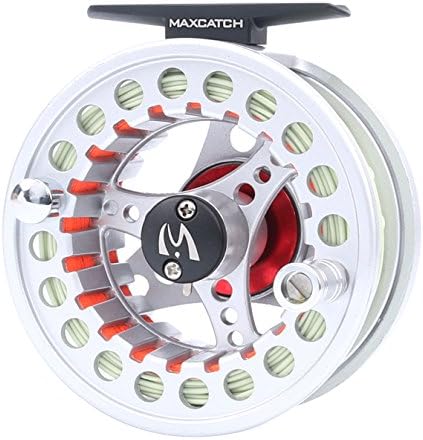 M MAXIMUMCATCH Maxcatch ECO Large Arbor Fly Fishing Reel (3/4wt 5/6wt 7/8wt) and Pre-Loaded Fly Reel with Line Combo by Maxcatch