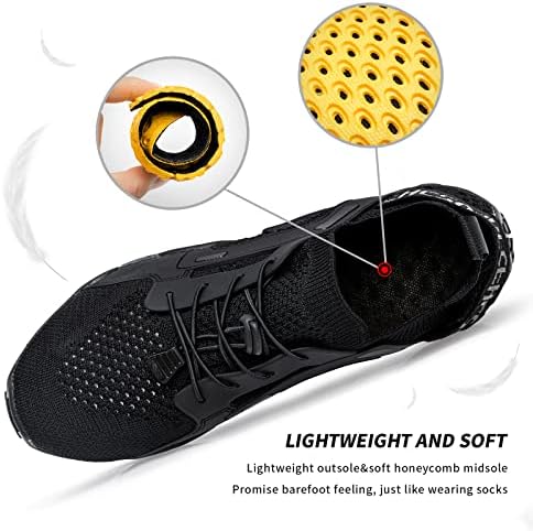 SOBASO Water Shoes Women Men Quick Drying Swim Beach Aqua Shoes for Water Sport Diving Hiking Sailing Travel - Image 4