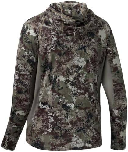BASSDASH Men's UPF 50+ Camo Long Sleeve Hunting Fishing Hoodie Shirt - Image 3