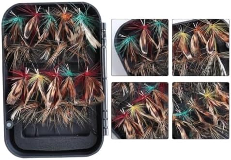 Fly Fishing Hooks Set 40PCS Hand-Tied Lures Trout Bass(40-count, 47g) - Image 5