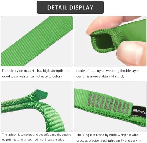 SEPEAK 25mm Nylon Tubular Webbing 1-Inch, 29kN/6520lbs, UIAA Certified Webbing Straps - Image 3