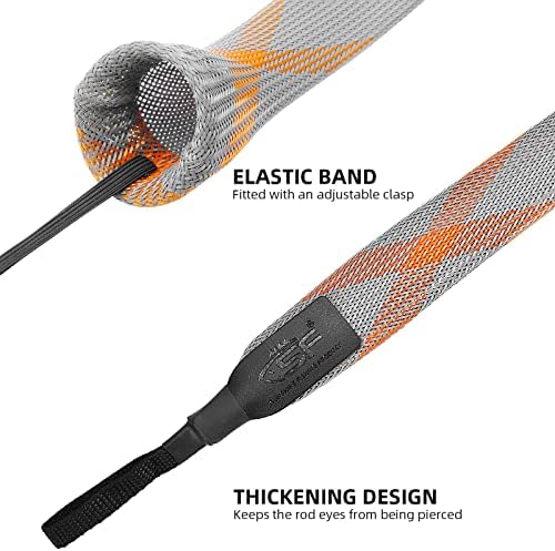 SF Fishing Rod Socks Pole Sleeve Cover Protector Gloves - Image 4