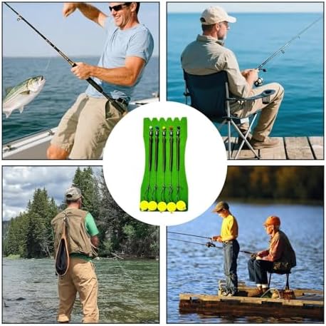 Fishing Hooks Saltwater 5 Pieces Pre-Tied Carp Fishing Rig - Image 5