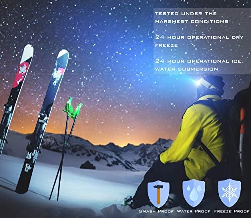 GHOSTBIRD Seiker X1 Head Lamp - LED Rechargeable Cree XPE - Waterproof IPX7, Freezeproof, Smashproof Perfect for Your Running, Camping, Backpacking, Hunting, and Cycling Adventures - Image 4