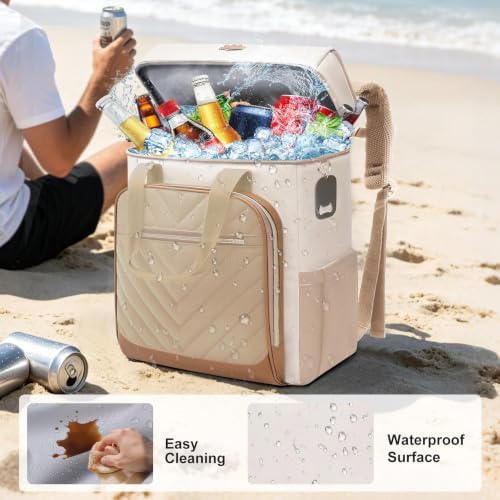 Backpack Cooler Insulated Leakproof, Soft Cooler Backpack for Beach - Image 4