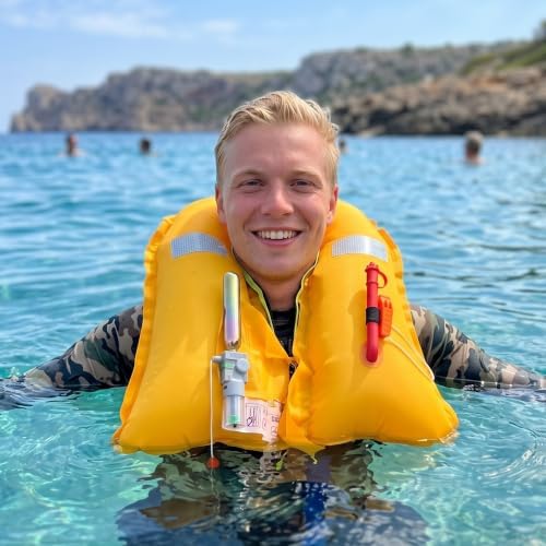 Automatic Inflatable Life Jacket,Preserver PFD for Adults,Life Vest for Adult,Supports Weight up to 330 pounds - Image 5