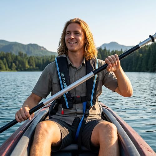 Manual Inflatable Life Jacket,Preserver PFD for Adults,Life Vest for Adults,Supports Weight up to 330 pounds - Image 5