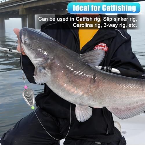 No Roll Sinker Fishing Weights Flat Inline Weight Sinkers No Snag Catfish Sinkers for Fishing Saltwater Surf Gear Tackle 1/2oz-4oz - Image 6
