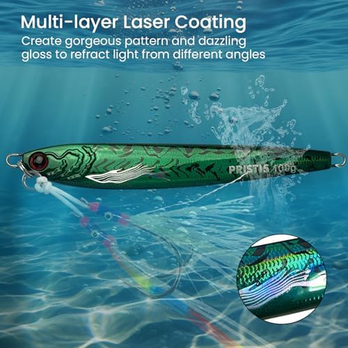 Pristis Angel Wings Vertical Jig, Saltwater Fishing Lure with Sharp Hook - Image 5