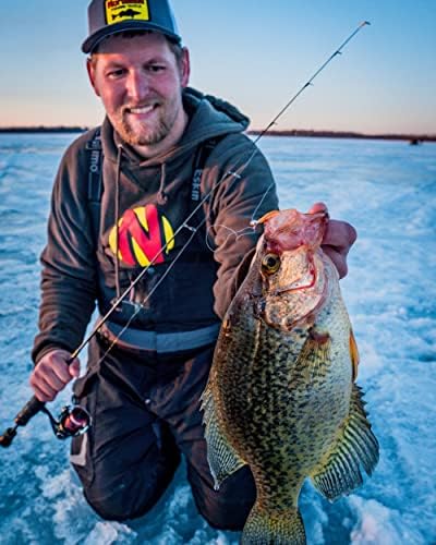 Northland Fishing Tackle Impulse Rigged Tungsten Bloodworm Jig for Ice Fishing Panfish, Assorted Sizes and Colors - Image 4