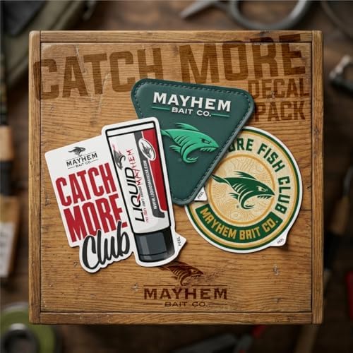 Liquid Mayhem Bass Fish Attractant Gel 60 ml / 2 oz · 60 Uses – Real Anchovy Bait & Aminos | UV-Enhanced Long-Lasting Gel – All Lure Types - Image 6