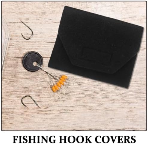 Toyvian 2pcs Neoprene Fishing Hook Covers with Adjustable Strap Tackle - Image 3