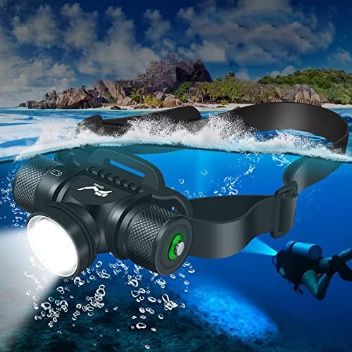 WINDFIRE Scuba Diving Headlamp Professional LED Dive Light IPX8 Waterproof by WINDFIRE