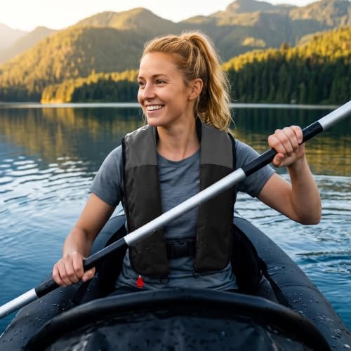 Automatic Inflatable Life Jacket,Preserver PFD for Adults,Life Vest for Adult,Supports Weight up to 330 pounds - Image 4