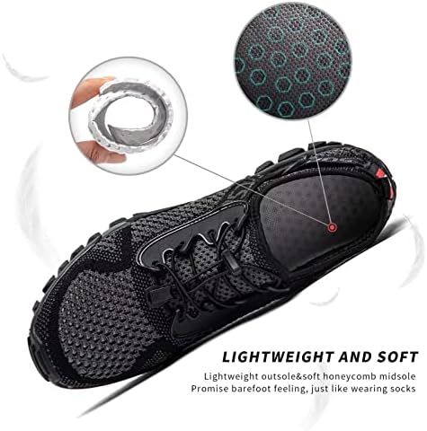 SOBASO Water Shoes Women Men Quick Drying Swim Beach Aqua Shoes for Water Sport Diving Hiking Sailing Travel - Image 4