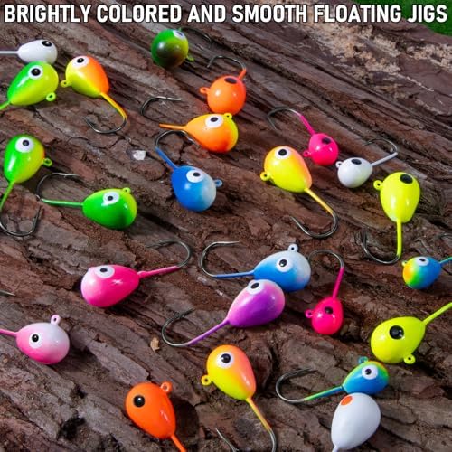 Alwonder 10-Pack Floating Jig Heads Fishing Floats Jigs Lures High-Ball Floater Hook, Surf Fishing Trolling Rockfishing Pompano Rigs Floats for Bass, Walleye, Panfish, Perch, Trout, Redfish - Image 4
