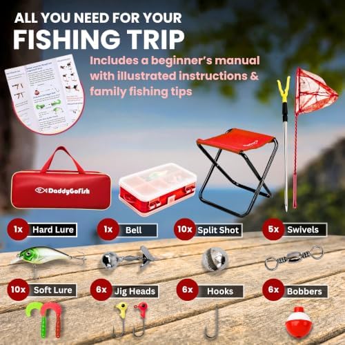 Kids Fishing Pole for Boys, Girls & Youth Age, Toddler Fishing Pole Set Kit - Image 2