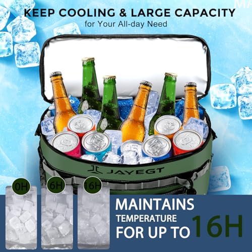 Kayak Cooler Behind Seat - Waterproof Cooler Bag Compatible with Lawn-Chair Seat Kayak，Kayak Accessories Camping Cooler, Portable Ice Chest for Fishing, Beach, Travel,Picnic, Cooler Leak-Proof - Image 3