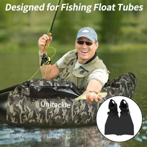 Float Tube Fins w/ Adjustable Buckle, Wear Resistant, for Tube Fishing - Image 6