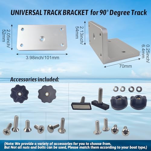 #2001 Aluminum Slider Base Track Bracket for Boat - Image 2