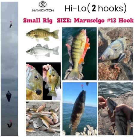 Hi-Lo Rig – Pre-Tied Hooks, PE Line, 4/6 Pack, #13/#16/#20 - Image 5