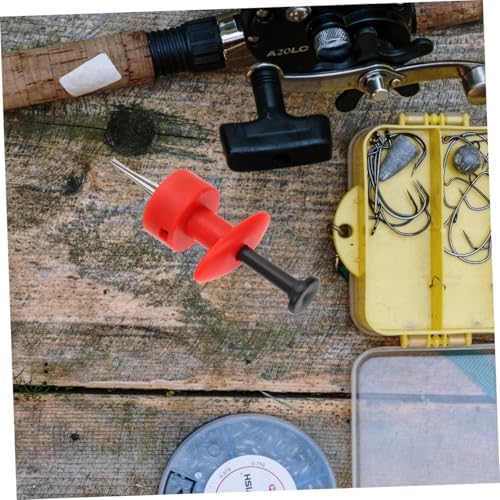BESPORTBLE Bloodworms Bait Bander Tool: Fishing Clips with 3000 Rubber Bands - Live Worms Holder Tackle Kit, Quick Carp Bites Elasticn for Men - Image 5